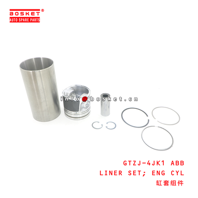 GTZJ-4JK1 ABB Liner Set Engine Cylinder Liner Compatible with ISUZU 4JK1 with 3 Months Warranty