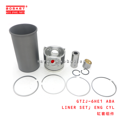 GTZJ-6HE1 ABA Liner Set Engine Cylinder Liner Set Suitable for ISUZU 6HE1 with 3 Months Warranty