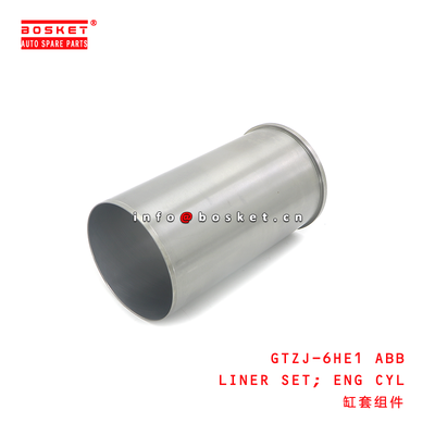 GTZJ-6HE1 ABB Liner Set Engine Cylinder Liner for ISUZU 6HE1 with 3 Months Warranty