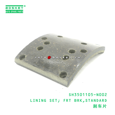 SH3501105-N002 LINING SET; FRT BRK,STANDARD suitable for JAC N200 SH3501105-N002