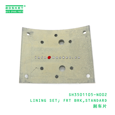 SH3501105-N002 LINING SET; FRT BRK,STANDARD suitable for JAC N200 SH3501105-N002