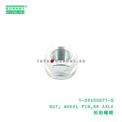 1-09400071-0 NUT; WHEEL PIN,RR AXLE suitable for ISUZU CXZ81K VC46 700P 10PE1 6UZ1 6WF1 4HK1 1094000710