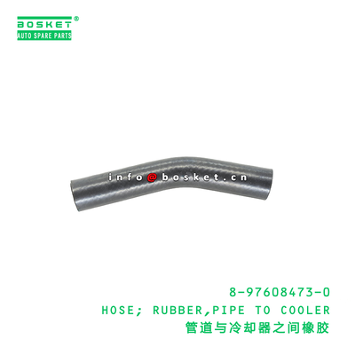 8-97608473-0 HOSE; RUBBER,PIPE TO COOLER suitable for ISUZU VC46 6UZ1 8976084730