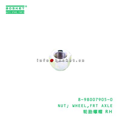 8-98007905-0 NUT; WHEEL,FRT AXLE suitable for ISUZU NKR55 FRT RR 4JB1 8980079050