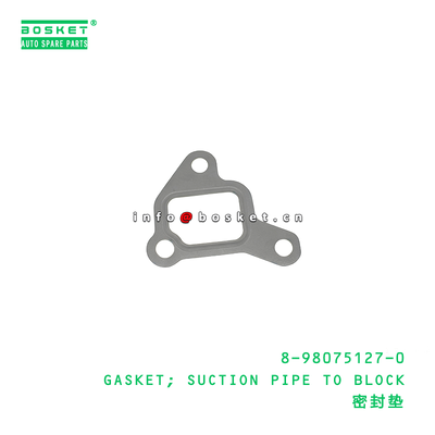 8-98075127-0 GASKET; SUCTION PIPE TO BLOCK suitable for ISUZU   8980751270