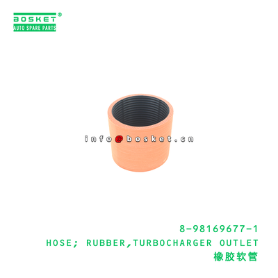 8-98169677-1 HOSE; RUBBER,TURBOCHARGER OUTLET suitable for ISUZU VC46 6UZ1 8981696771