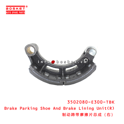 3502080-E300-TBK Brake Parking Shoe And Brake Lining Unit(R) suitable for JAC N80 N90