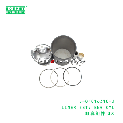 5-87816318-3 LINER SET ENG CYL suitable for ISUZU  4HG1T 5878163183