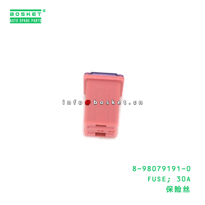 8-98079191-0 FUSE; 30A suitable for ISUZU 8980791910