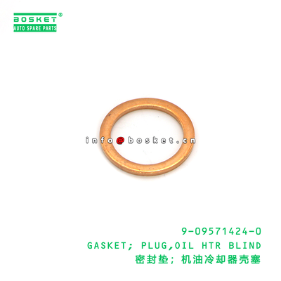 9-09571424-0 GASKET; PLUG,OIL HTR BLIND suitable for ISUZU 9095714240