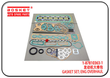 1-87810363-1 1878103631 Isuzu Truck Parts Engine Overhaul Gasket Set For 6BD1