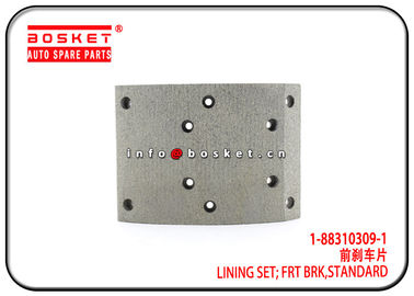 1-88310309-1 1883103091 Isuzu Brake Parts Standard Front Brake Lining Set For ISUZU 6WF1 CXZ51K