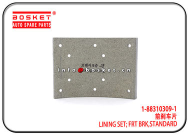 1-88310309-1 1883103091 Isuzu Brake Parts Standard Front Brake Lining Set For ISUZU 6WF1 CXZ51K