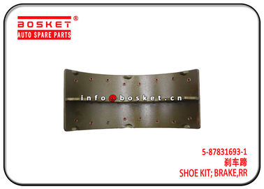 4HK1 700P NPR Isuzu Brake Parts Rear Brake Shoe Kit 5-87831693-1 5878316931