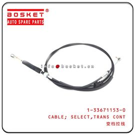 1-33671153-0 1336711530 Isuzu FVR Parts Transmission Control Select Cable For 6HK1 MLD6