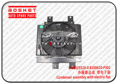 Isuzu 700P 4HK1 Condenser Assembly With Electric Fan 8980255200 8100610P301 8-98025520-0 8100610-P301