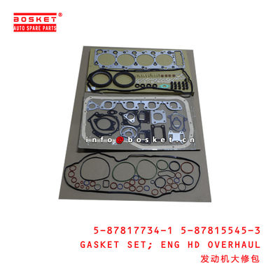 5-87815545-3 5878177341 5878155453 Engine Head Overhaul Gasket Set For ISUZU NPR 4HK1-T