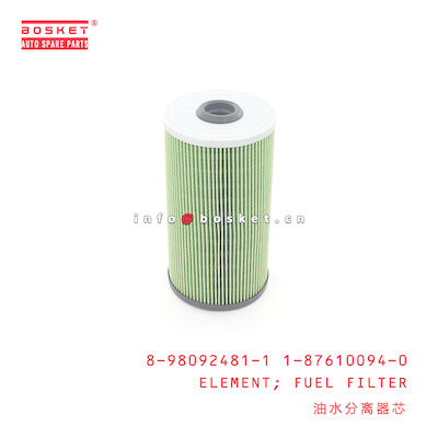 8-98092481-1 1-87610094-0 Fuel Filter Element 8980924811 1876100940 For ISUZU 4HK1