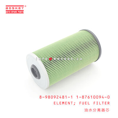 8-98092481-1 1-87610094-0 Fuel Filter Element 8980924811 1876100940 For ISUZU 4HK1