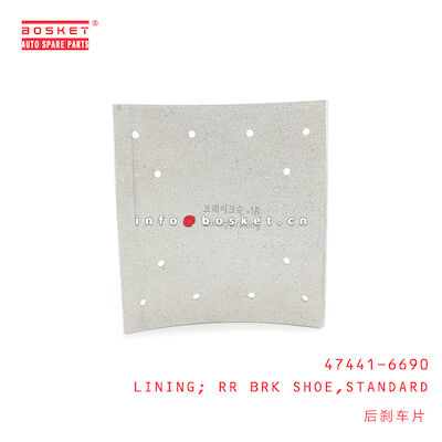 47441-6690 Hino Truck Parts Standard Rear Brake Shoe Lining