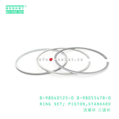 8-98040125-0 8-98055478-0 Standard Piston Ring Set 8980401250 8980554780 For ISUZU 700P 4HK1 4HG1