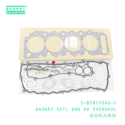 5-87817040-1 Engine Head Overhaul Gasket Set 5878170401 Suitable for ISUZU NPS