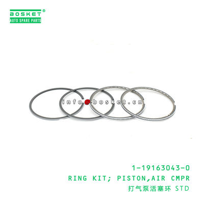 1-19163043-0 Air Compressor Piston Ring Kit 1191630430 Suitable for ISUZU FSR32 6HE1T