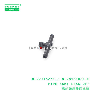 8-97315231-2 8-98161061-0 Leak Off Pipe Assembly 8973152312 8981610610 Suitable for ISUZU UC 4JJ1