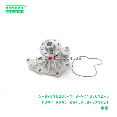 ISUZU NHR NKR NPR 4JG1 Water Pump Assembly With Gasket 5-87610088-1 8-97105012-5