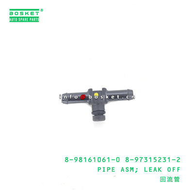 8-98161061-0 8-97315231-2 Leak Off Pipe Assembly 8981610610 8973152312 for ISUZU UC 4JJ1