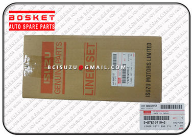 Engine Spare Parts Isuzu Liner Set For Nqr70 4HE1 1X 5878149190 5-87814919-0