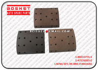 1-88310775-1 Isuzu Brake Parts CXZ51K 6WF1 Rear Lining Set 1883107751