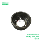 1-42315395-1 Front Brake Drum 1423153951 For ISUZU F Series Truck