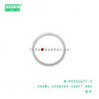 8-97252671-0 Counter Shaft Bearing Shim 8972526710 Suitable for ISUZU NKR