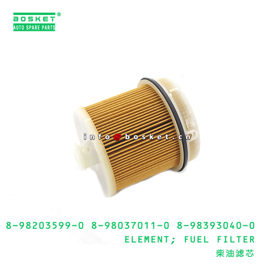 8-98203599-0 8-98037011-0 8-98393040-0 Fuel Filter Element For ISUZU FRR FSR 4HK1 4JJ1