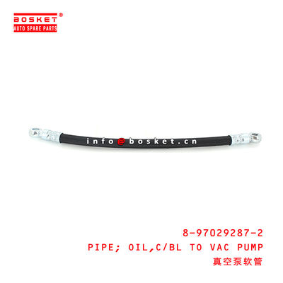 8-97029287-2 Cylinder Block To Vacuum Pump Oil Pipe 8970292872 For ISUZU NPR66 4HF1