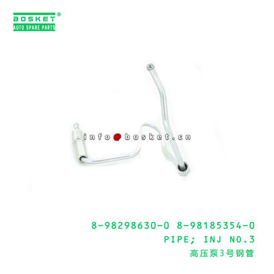 8-98298630-0 8-98185354-0 Isuzu Engine Parts Injection No.3 Pipe 8982986300 8981853540 For NPR75 4HK1T