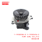 1-19500584-0 1-19500456-0 Power Steering Oil Pump Assembly 1195005840 1195004560 For ISUZU FSR32 6HH1