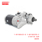 1-81100422-0 1-81100230-2 Isuzu Engine Parts Starter Assembly 1811004220 1811002302 For FRR FTR FVR 6SD1