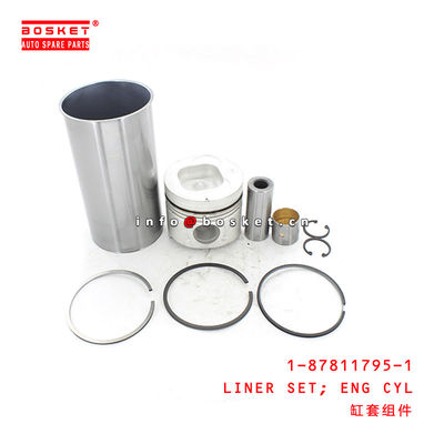 1-87811795-1 Engine Cylinder Liner Set 1878117951 For ISUZU XE 6BG1T