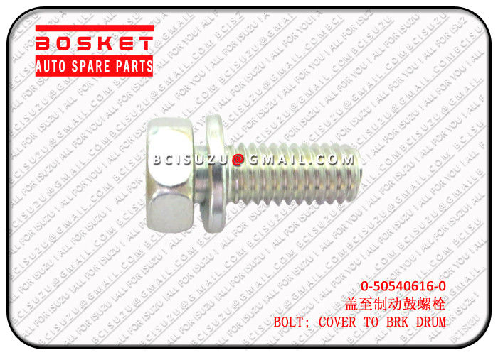 0505406160 0-50540616-0 Auto Brake Parts For XD 4HK1 Bolt Cover Brake Drum