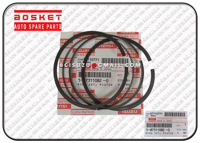 NKR55 4JB1 Isuzu Original Parts 5873110820 Stanard Piston Ring Set 8942478671