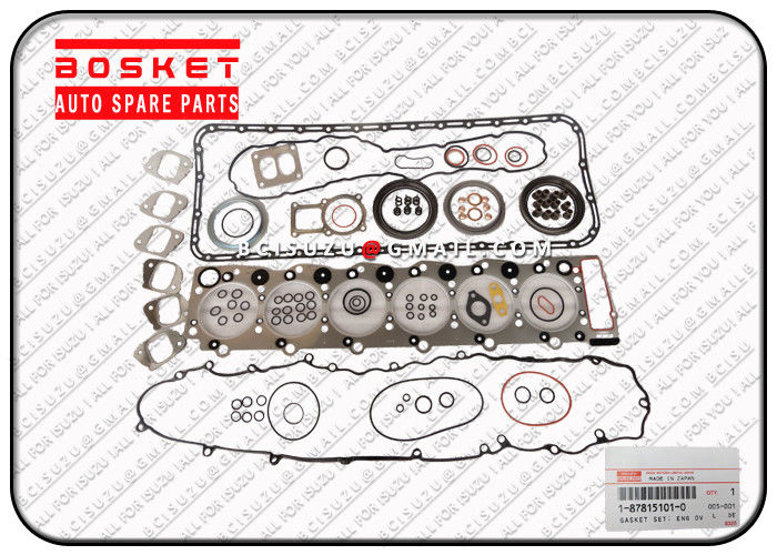 6HE1 Engine 1878116250 Isuzu Engine Parts Engine Overhaul Gasket Set 1878151010