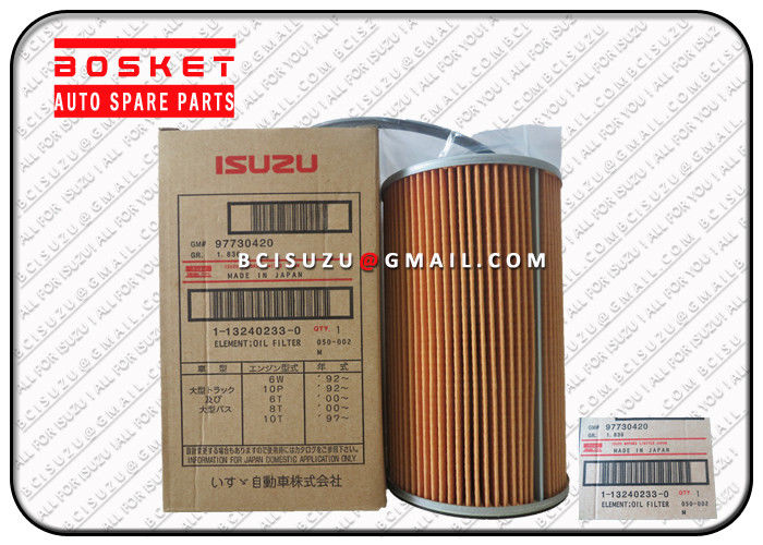 Isuzu NPR HD Parts 1132402330 1-13240233-0 Oil Filter Element CYZ51 6WF1