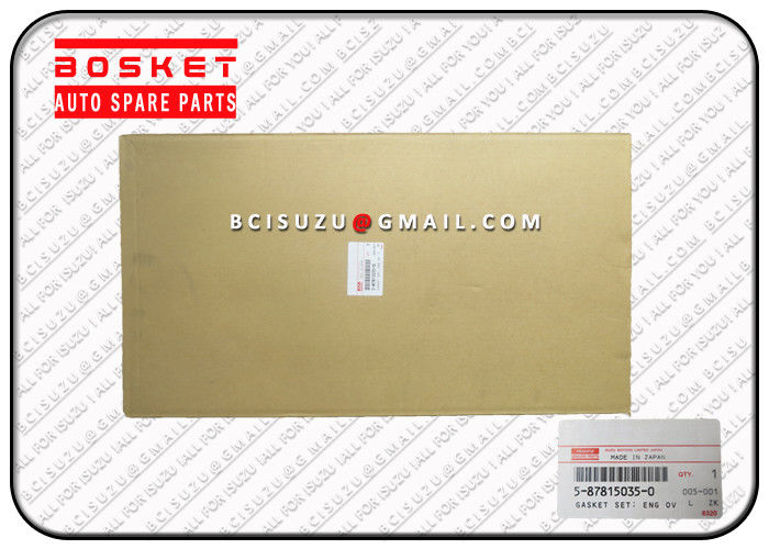 5878150350 5-87815035-0 Isuzu NPR Parts 4HK1 Gasket Set Engine Overhaul 5878148901 5-87814890-1