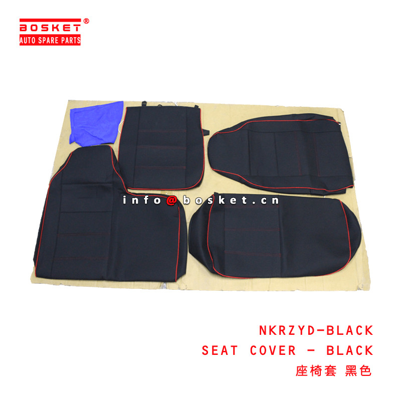 NKRZYD-BLACK Seat Cover - Black Suitable for ISUZU NKR
