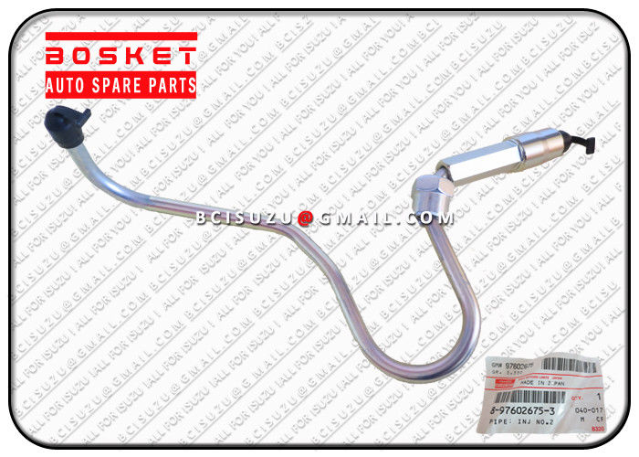 8976026753 8-97602675-3 Isuzu Engine Parts No  1 Injector Pipe For Isuzu XY 6HK1 Engine