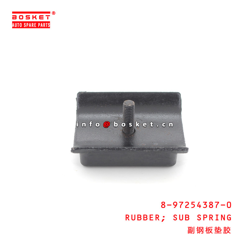 8-97254387-0 Truck Chassis Parts Subsidiary Spring Rubber For ISUZU NPR 8972543870