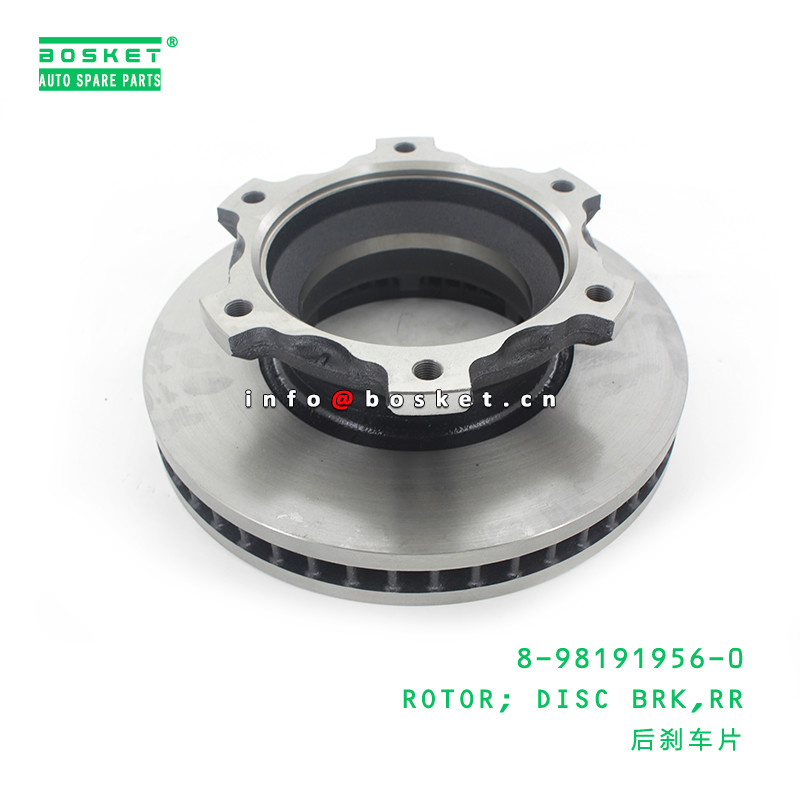 8-98191956-0 Rear Disc Brake Rotor For ISUZU NNR 8981919560