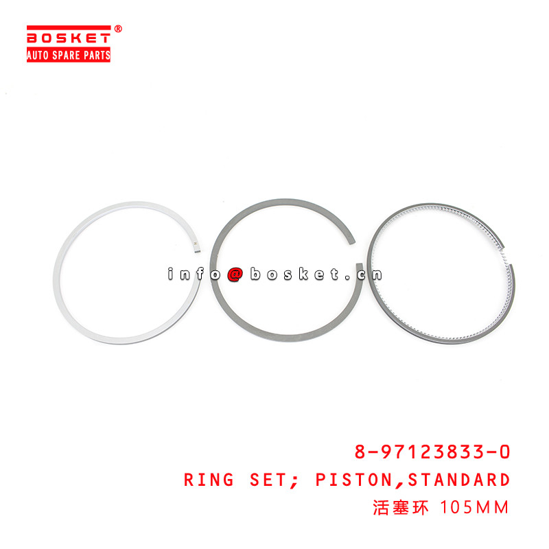 8-97123833-0 Standard Piston Ring Set  For ISUZU  4BG1 8971238330